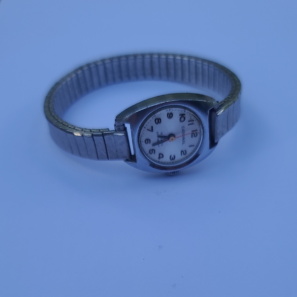 Classic Silver and White Watch